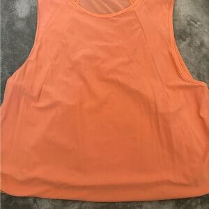 Lululemon Orange sculpt tank top